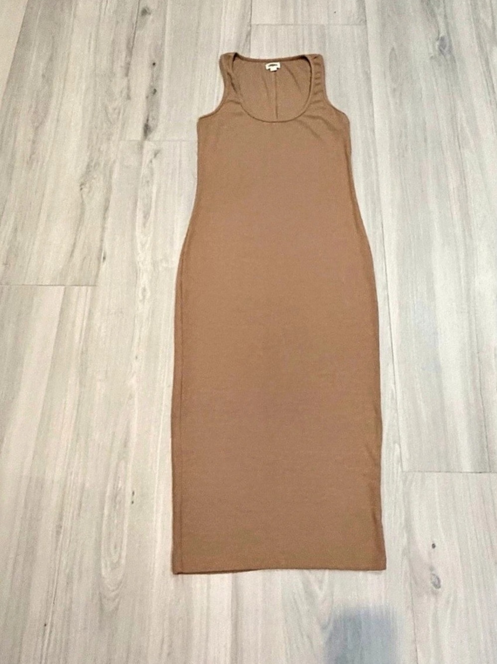 L'AGENCE Nura Sleeveless Midi Dress Sleeveless Midi Dress in Brown Size Small